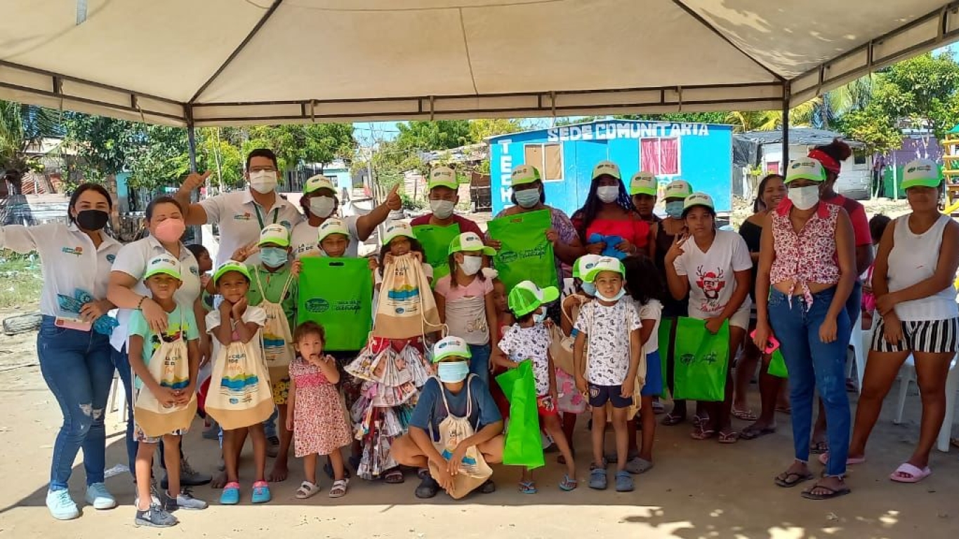 En el desarrollo de las obras hidráulicas, CORPAMAG culmina actividades de educación ambiental en el Caño Clarín, Ciénaga Grande